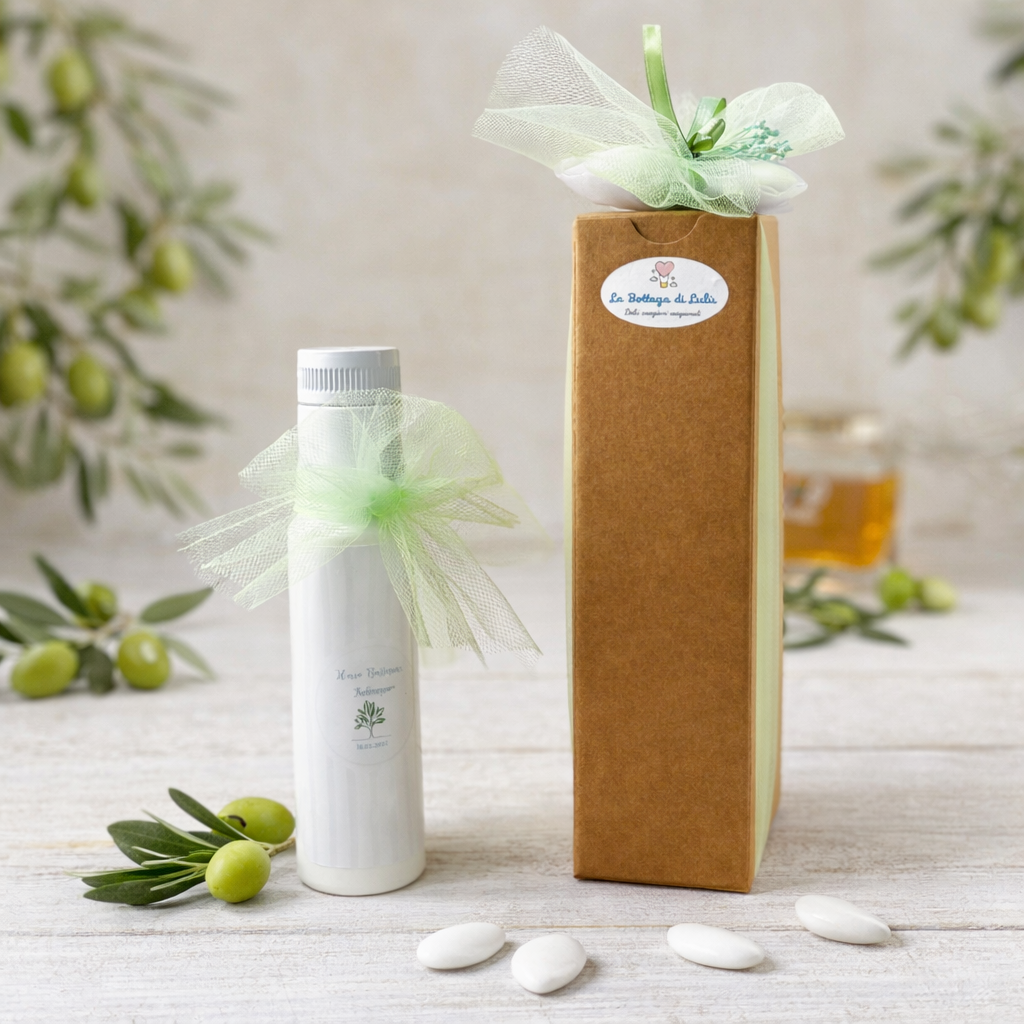 Wooden Box for FIRST COMMUNION - CONFIRMATION Jar of Millefiori Honey - Acacia - Chestnut handcrafted 250gr