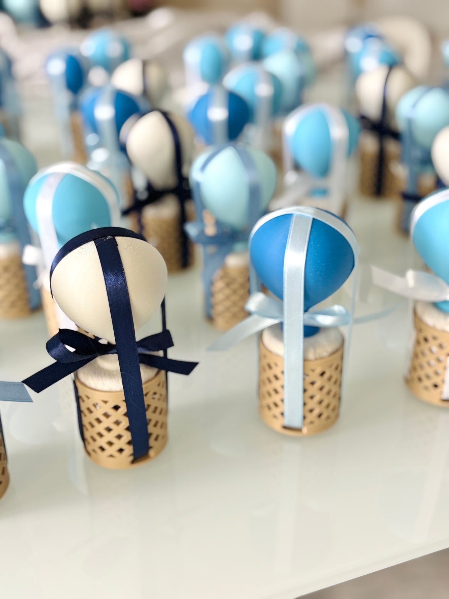 Baptism favors for baby boy LITTLE PRINCE Jar of artisanal wildflower honey 50 gr - 140gr - 250gr, customizable light blue label