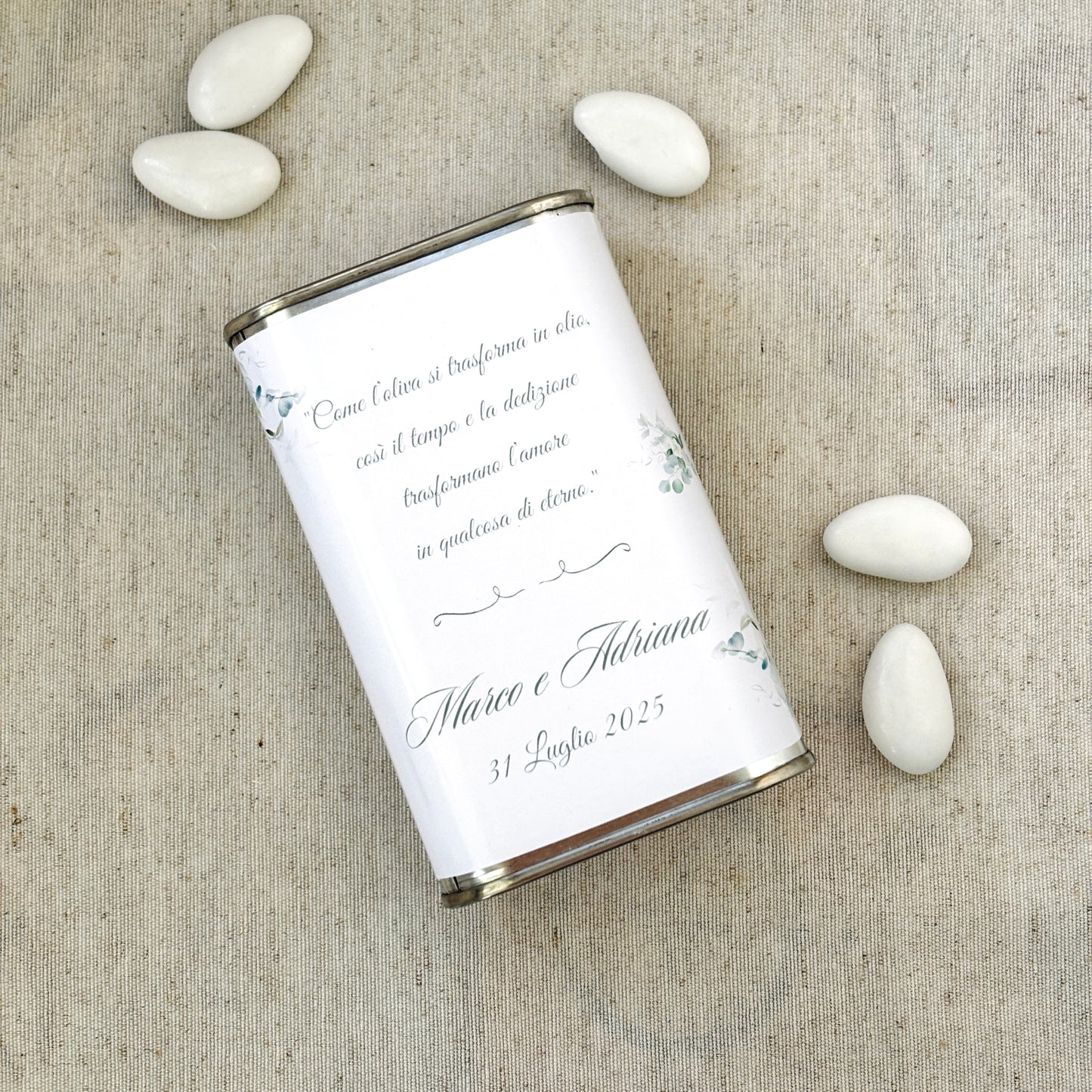 Wooden Box for FIRST COMMUNION - CONFIRMATION Jar of Millefiori Honey - Acacia - Chestnut handcrafted 250gr