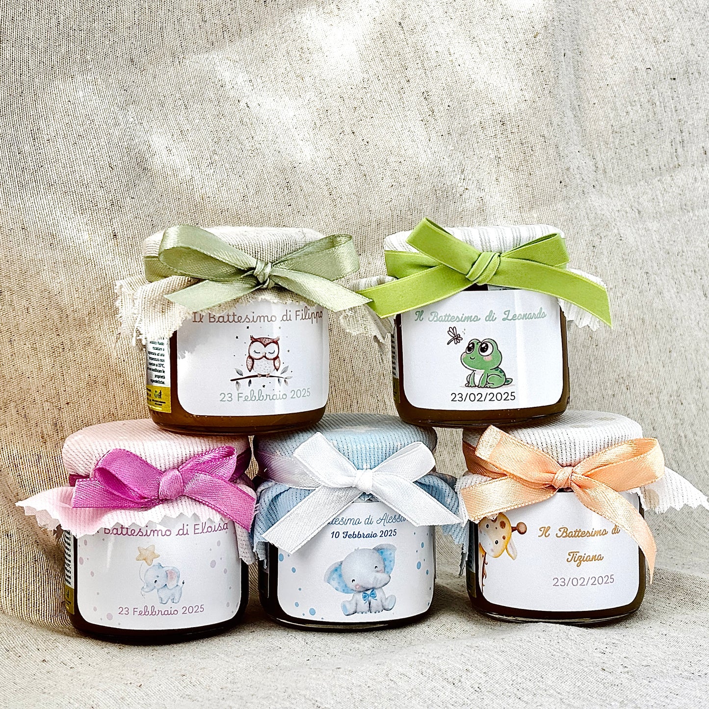Baptism favor Little Prince themed box with 140g honey and scented cloud candle or essence burning wafers