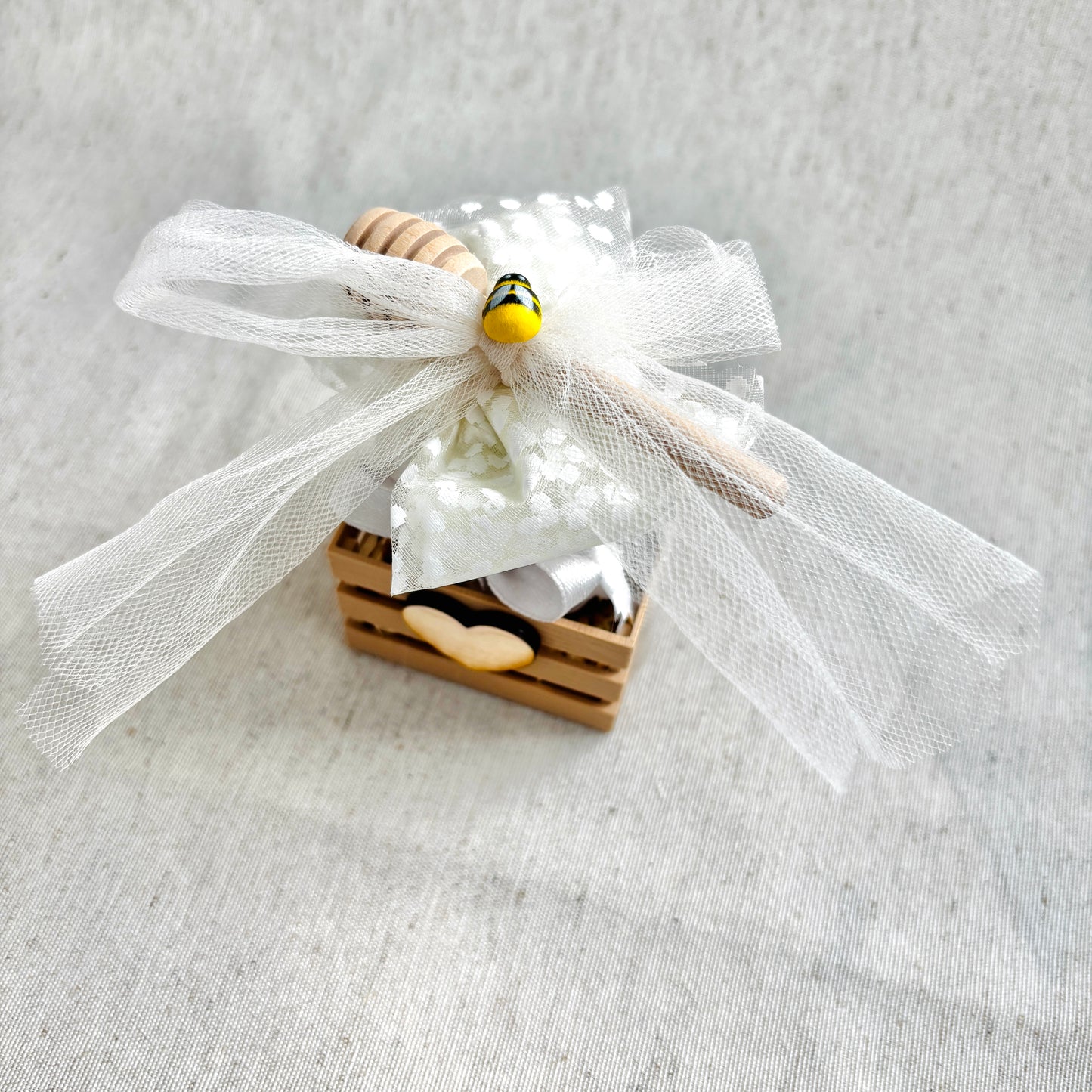 Wedding Favor Jar of artisanal wildflower honey 50 gr-140gr-250 gr, gold and pink color, customizable label