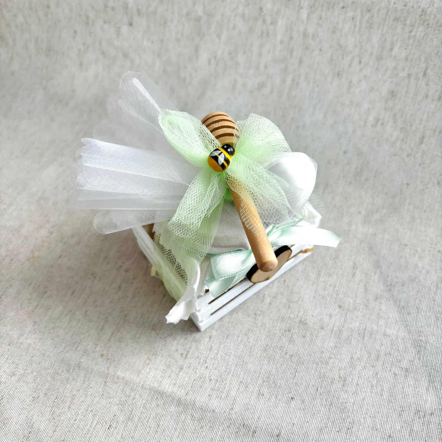 Wedding Favor Jar of artisanal wildflower honey 50 gr-140gr-250 gr, gold and pink color, customizable label