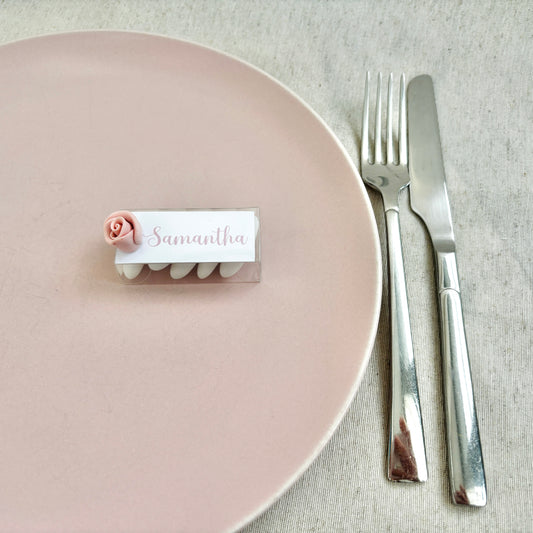 Baptism favor with natural wooden pencil, personalized engraving