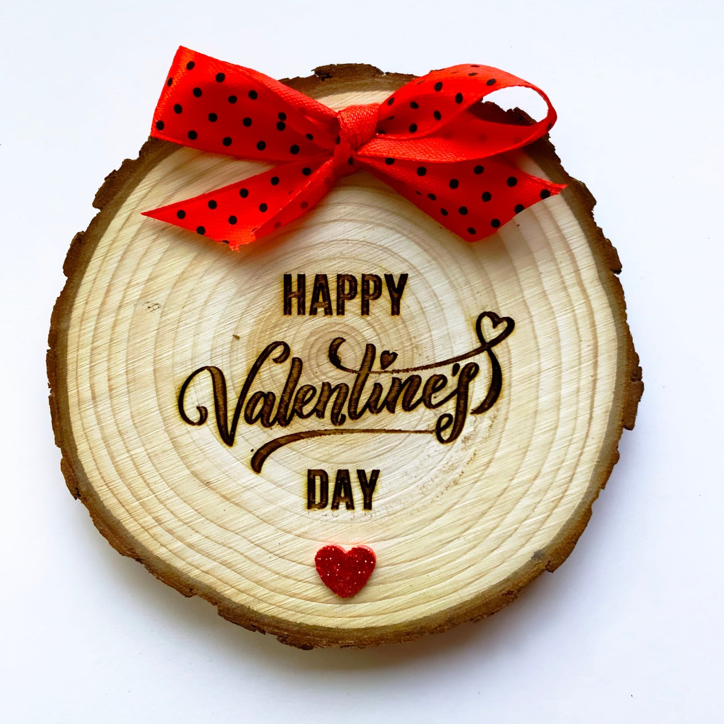 Idea Regalo San Valentino Anniversario Amore Love Matrimonio Tronchetti legno-dedica incisa a laser PERSONALIZZATI
