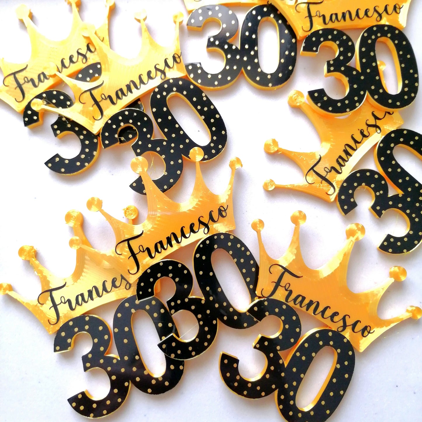 Le 30e anniversaire favorise des aimants du 30e anniversaire avec un nom personnalisable