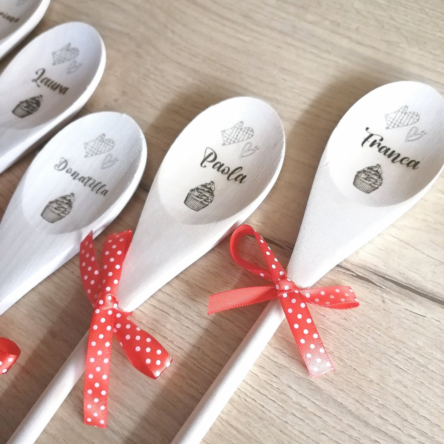 Gift idea for wooden spoon ladle with personalized engraving with name, mother, grandmother, father, friend, chef, cook