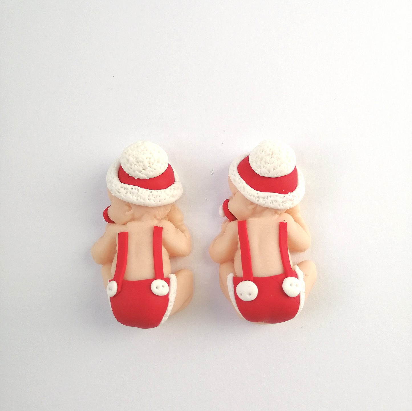 Birth/baptism favor for baby in fimo Christmas Santa Claus Christmas Noel hat