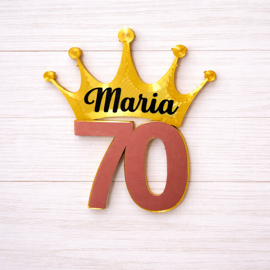 Bomboniere 70 compleanno 70  anni birthday calamite con nome personalizzabile