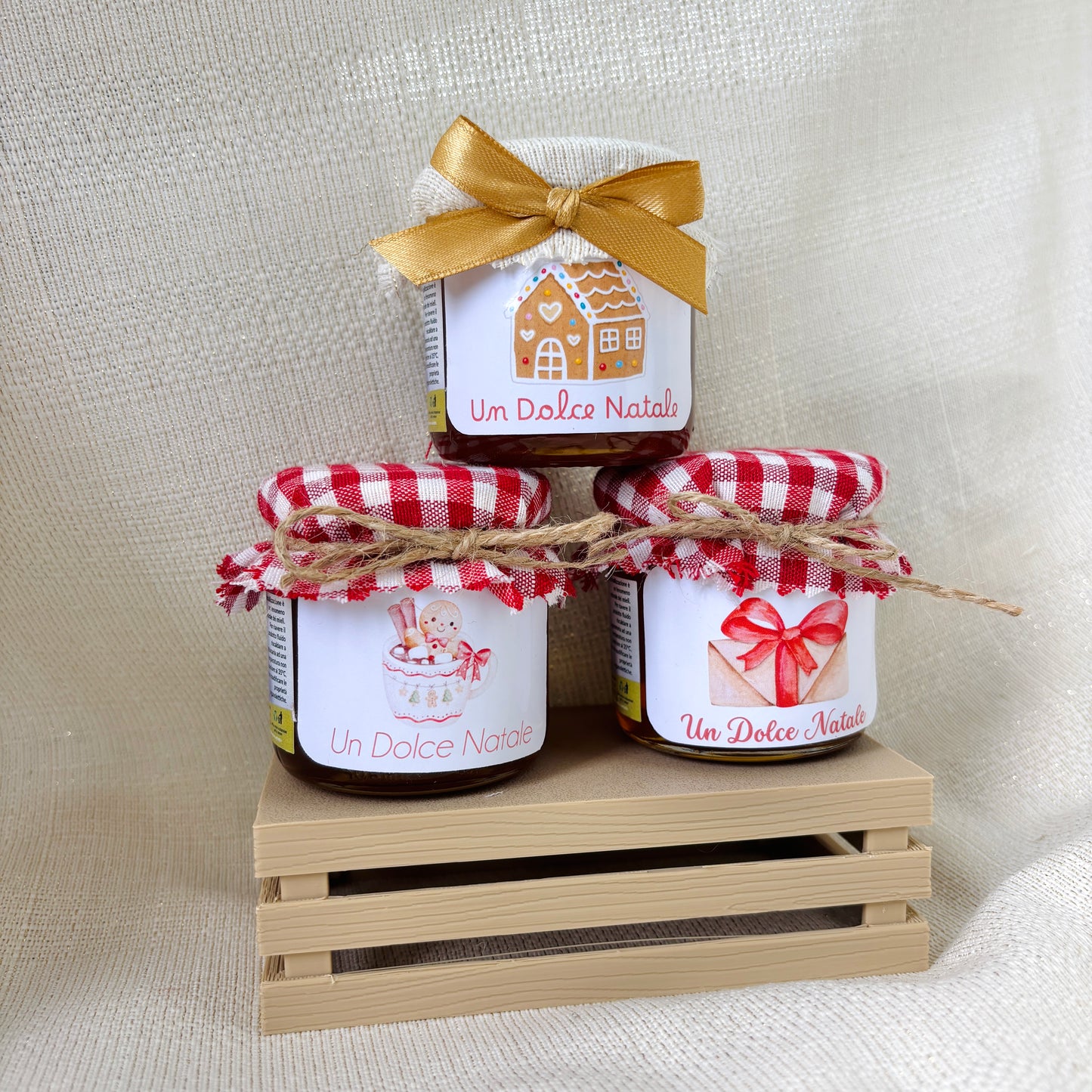 Wedding Favor Jar of artisanal wildflower honey 50 gr-140gr-250 gr, gold and pink color, customizable label