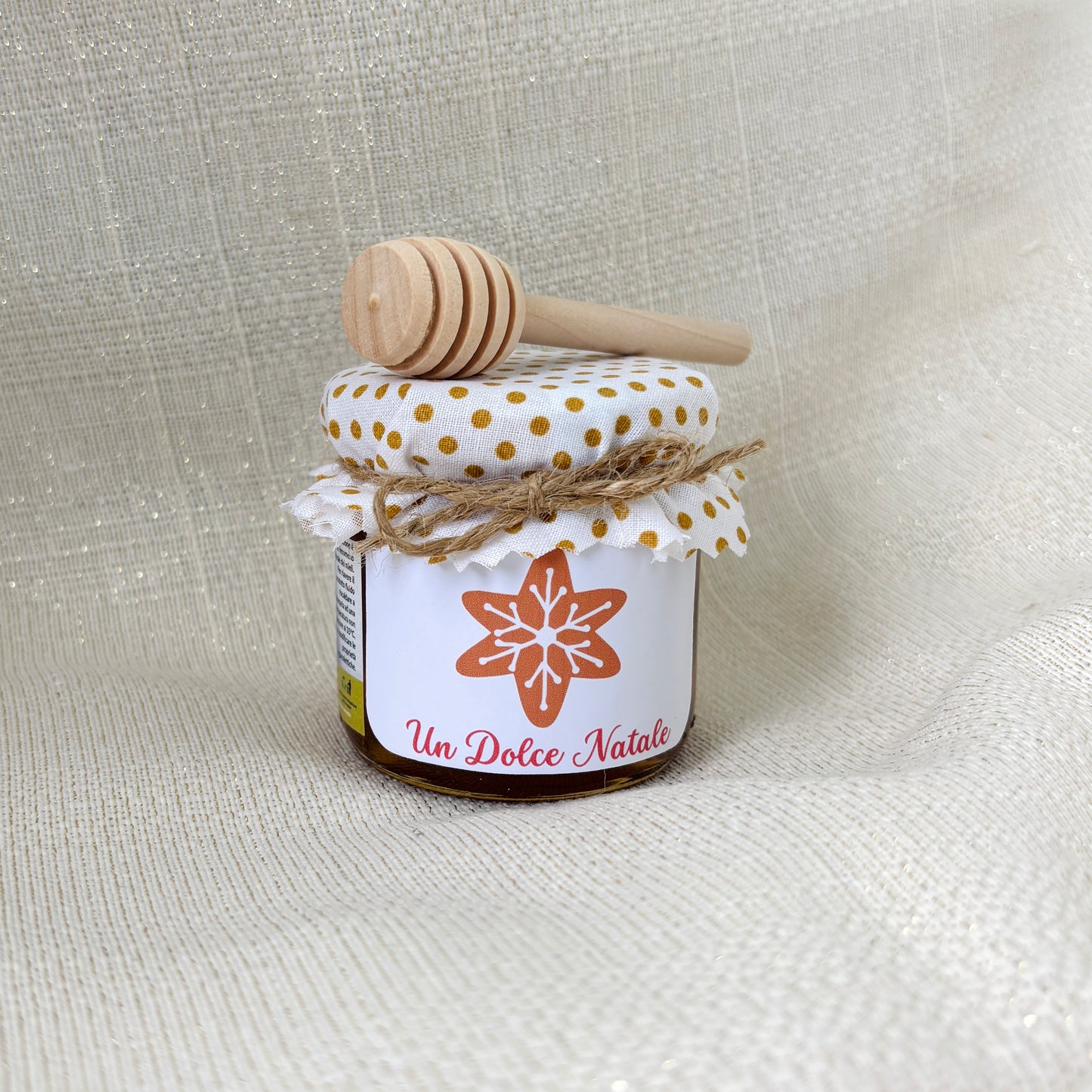 Wedding Favor Jar of artisanal wildflower honey 50 gr-140gr-250 gr, gold and pink color, customizable label