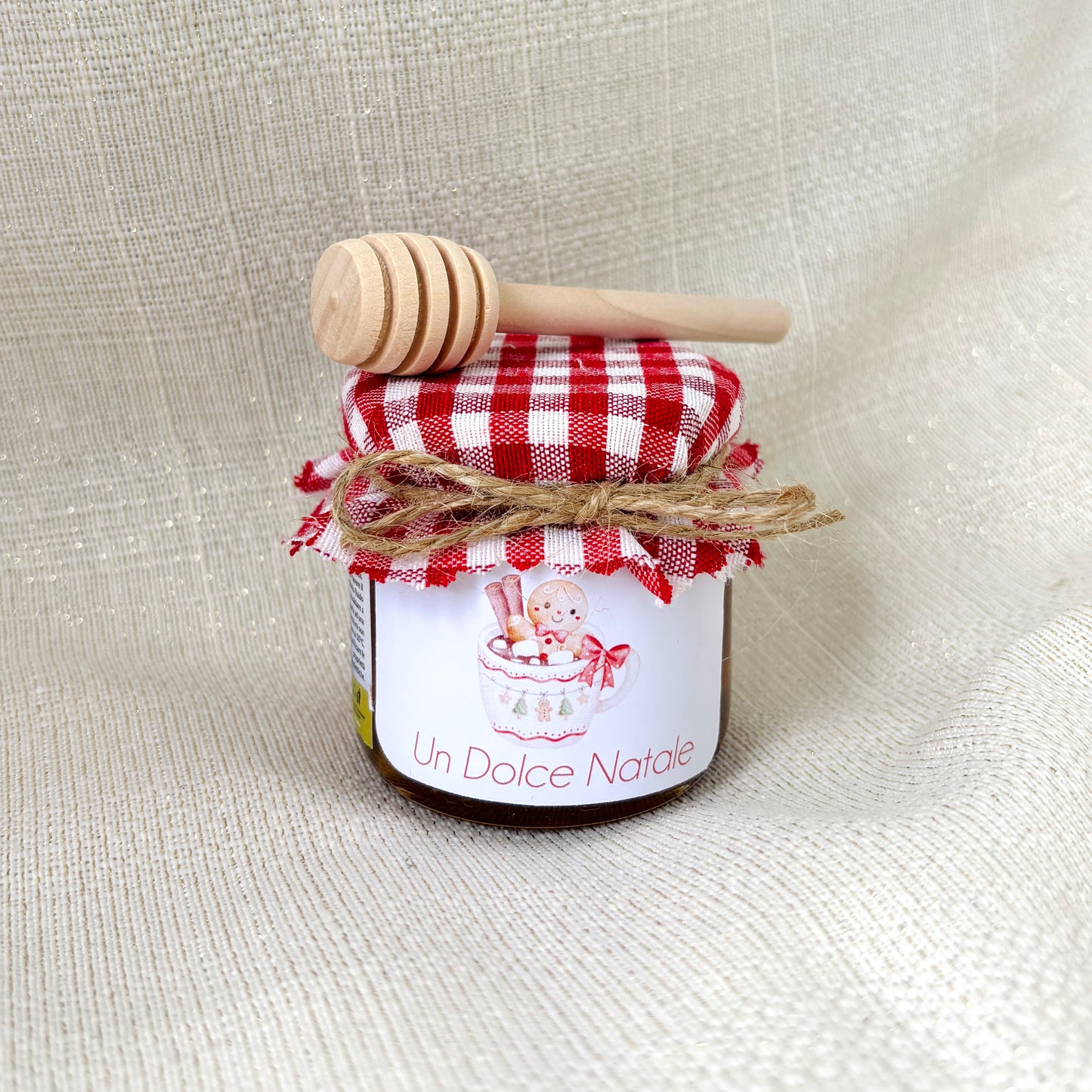 Wedding Favor Jar of artisanal wildflower honey 50 gr-140gr-250 gr, gold and pink color, customizable label