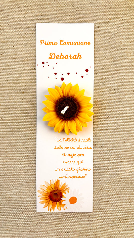 Baptism favor with natural wooden pencil, personalized engraving