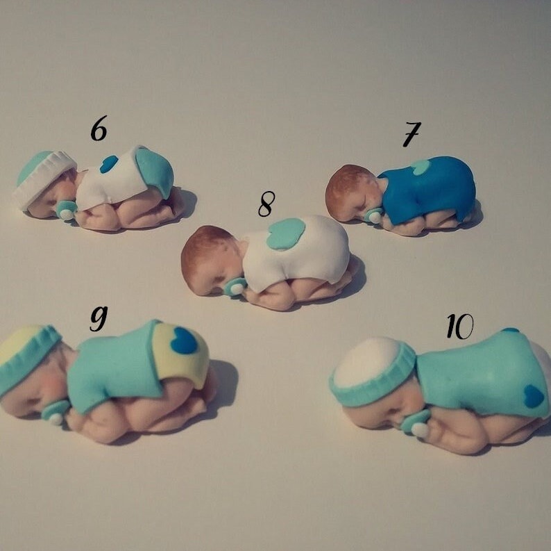 Bonbonnières de naissance et de baptême pour BÉBÉ/ENFANT en fimo