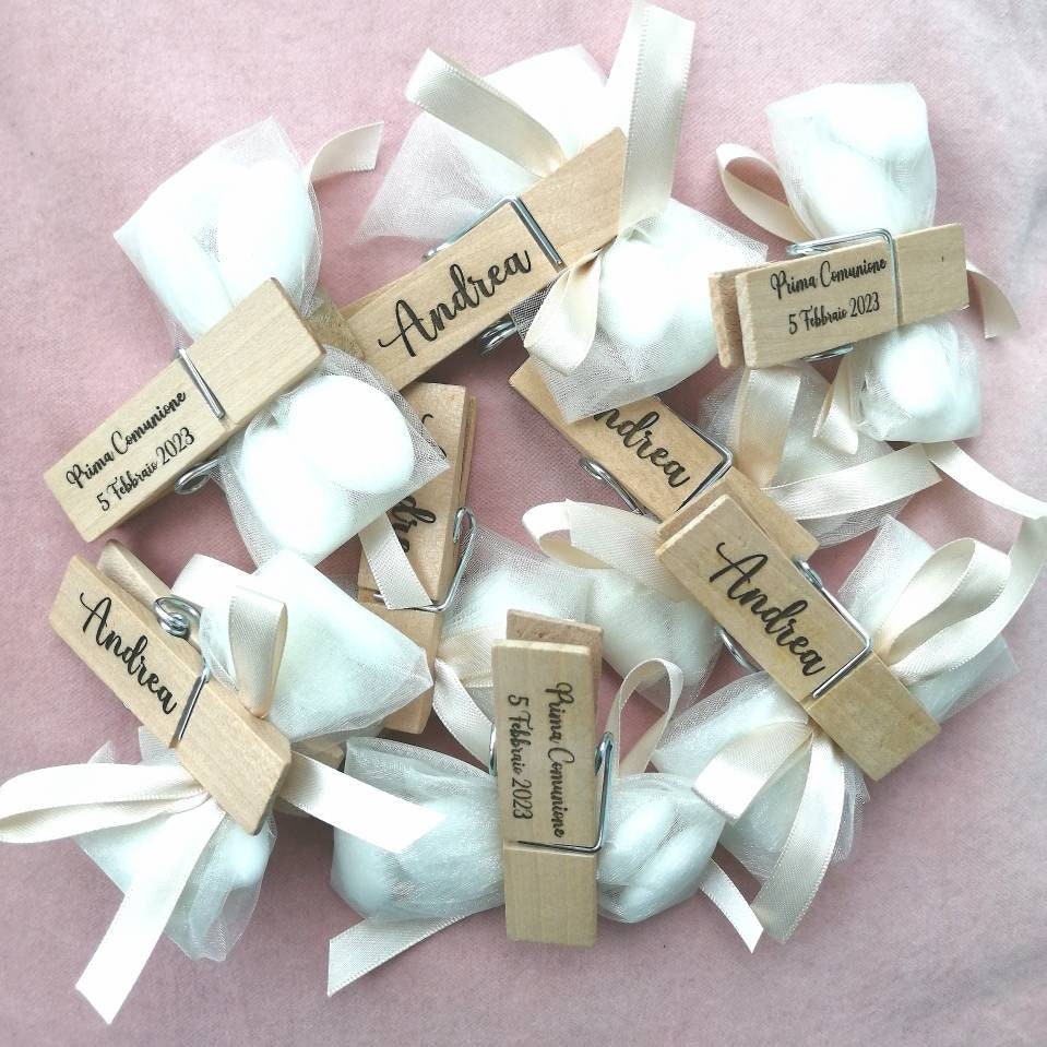 Original economical handmade wedding favor for Baptism, Confirmation, First Communion, Birthday